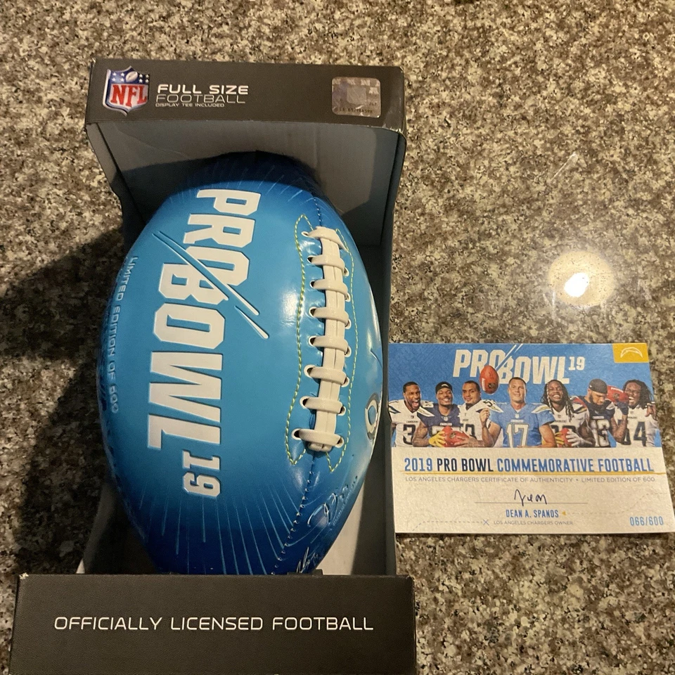 2019 L.A. Chargers Pro Bowl LMT. EDT. NFL Full Size W/ Coa - Image 1 of 4