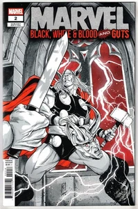 MARVEL BLACK WHITE BLOOD & GUTS #2- 1:25 STEFANO CASELLI VARIANT - Bild 1 von 1