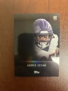 Audric Estime SSP Twilight Topps Midnight 2024 RC - Picture 1 of 2