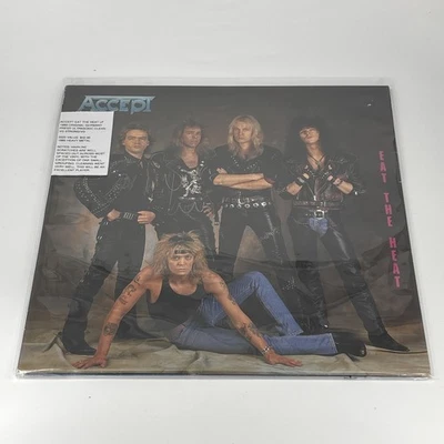 Accept Eat The Heat Lp 1989 Original Germany Press Ultrasonic Clean VG STRONG/VG Foto 1 de 4