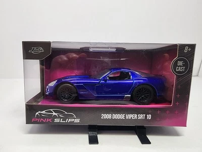 JADA 2008 Dodge Viper SRT 10 - Pink Slips 1:32 Die Cast Model Car New in Box - Image 1 of 4
