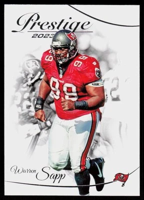 2023 Panini Prestige Warren Sapp #281 FOOTBALL Tampa Bay Buccaneers - Image 1 of 2