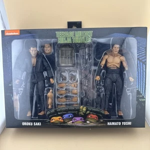 NECA TMNT Película Original Oroku Saki y Hamato Yoshi Paquete de 2 - Imagen 1 de 12