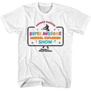Parks And Recreation - Johnny Karate Show Logo - Officially Licensed Adult Short - Picture 1 of 3