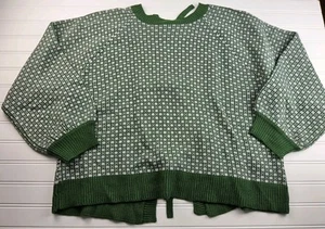 Samantha Mos2 Back Tie Oversized Knit Sweater Size F - Picture 1 of 3