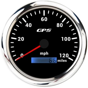 4-3/8" GPS Speedometer 120MPH Gauge Waterproof for Car Marine Boat Truck 26 - Picture 1 of 6