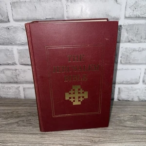 The Jerusalem Bible Red HardCover 1966 Doubleday & Company Eight Maps Indexed - Bild 1 von 8