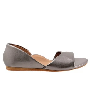 Softwalk Cypress S2307-043 Womens Gray Wide Leather Loafer Flats Shoes 9 - Picture 1 of 8