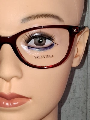 169- ¡NUEVO! ¡BELLEZA ROJA RUBÍ! AUTÉNTICAS GAFAS VALENTINO GAMA ALTA LUXOTTICA ITALIA! Foto 1 de 4