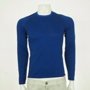 T-shirt leggera Patagonia Capilene 2 uomo piccola blu girocollo misto strato base - Foto 1 di 4
