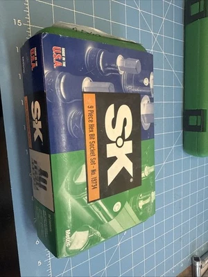 SK Tools 19734 9 piece combination drive METRIC Hex head / Allen head socket set - Image 1 of 4