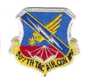 PATCH USAF 507TH TAC CONTROL WING TCW RED SHAW AFB JT-51 - Picture 1 of 1