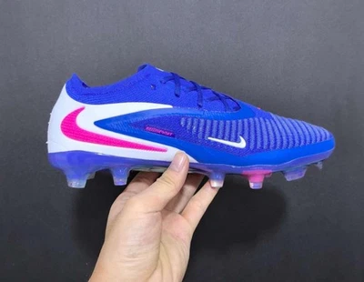 Custom Phantom GX 3 elite cleats Blue and Red color FG - Image 1 of 4