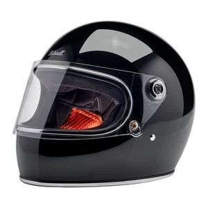 Integralhelm Biltwell Gringo S gloss black - Bild 1 von 8