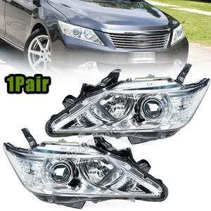 1Pair Xenon Lamp Driving Light For Toyota Camry 2012-2014 Headlight Assembly - Picture 1 of 21