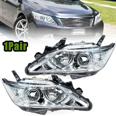 1Pair Xenon Lamp Driving Light For Toyota Camry 2012-2014 Headlight Assembly - Image 1 of 4
