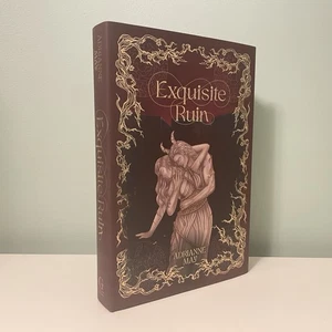 SIGNED Exquisite Ruin by Adrianne May (2025 Hardcover DJ Owlcrate 1st Printing) - Imagen 1 de 15