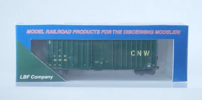 NOS LBF Company CHICAGO & NORTH WESTERN 520039 N Scale Hi-Cube Box Car - 5508 - Image 1 of 3