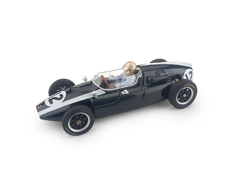 BRUMM BM0278BCH COOPER J.BRABHAM 1959 N.12 WINNER GB GP WORLD CHAMPION + PILOTA  - Immagine 1 di 1