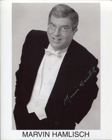 Marvin Hamlisch Oscar Tony Grammy Winner Composer Signed Autograph Photo Cover