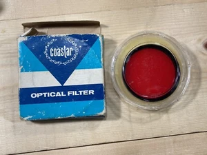 Vintage 55mm Red Filter R2 Coastar with original box for Infrared film Japan - Picture 1 of 7
