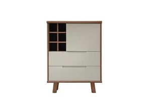 Luxus Kommode Beige Optik Luxus Klasse Italien Möbel Wohn Regal Kommoden Neu - Bild 1 von 1