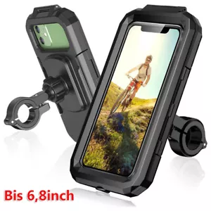 Handy Halterung Halter Smartphone Motorrad Wasserdicht 360° Fahrrad bis 6,8 Zoll - Bild 1 von 12