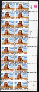 Scott #2403 North Dakota Grain Elevator Plate Block of 20 Stamps - MNH LR - Picture 1 of 1