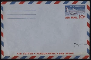 1958 #UC32a 10c JET LINER AIRMAIL LETTER SHEET Air Post Envelope ENTIRE Mint MNH - Picture 1 of 2