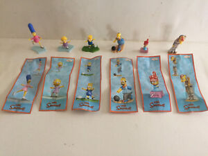 Simpsons - ensemble 6 figurines kinder joy - 2011