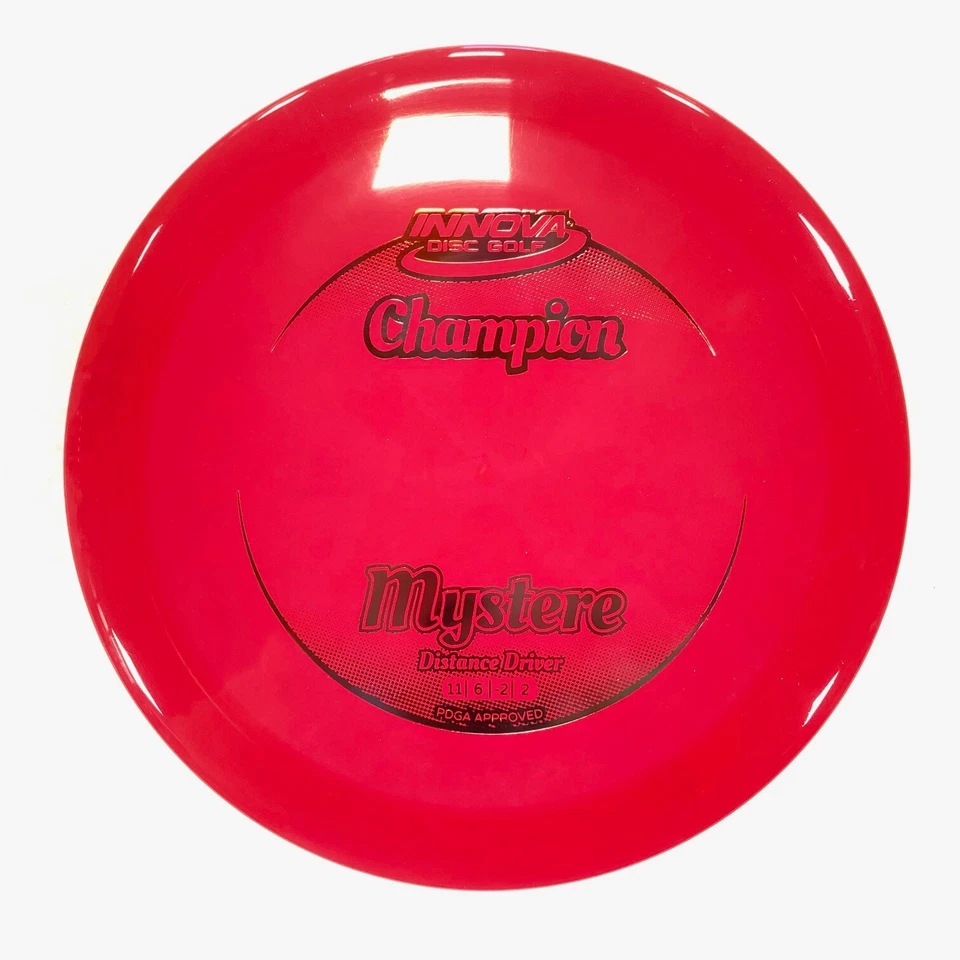 DISC GOLF INNOVA CHAMPION MYSTERE DISTANCE DRIVER 172g PINK W/ FADE FOIL - Image 1 of 1