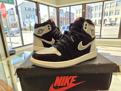 Talla 10.5 -Aleali May x Air Jordan 1 Retro OG High Satin Shadow Foto 1 de 4