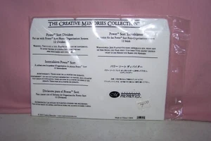 2004 Creative Memories Power Sort Dividers 12 Dividers in NEW Sealed Pack - Picture 1 of 2