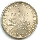 1 franc argent Semeuse 1920 de qualité n°561
