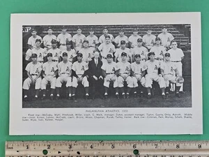 1950 Philadelphia Athletics Team Photo 1951 Baseball Guide News - 6x9 Original - Picture 1 of 2