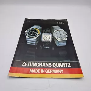 Junghans Quartz 1978 Collection Catalogue Folder for Watch Dealers - Picture 1 of 5