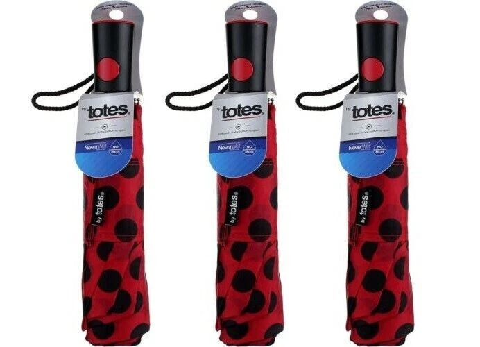 Paraguas BL Raines abierto automáticamente 11 pulgadas grande (colores asst) (49639) paquete de 3 Foto 1 de 1