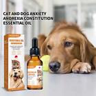 Pet Calming Essential Oil Anxiety Stress Pain Relief Calming Pet Drops GX F4M7