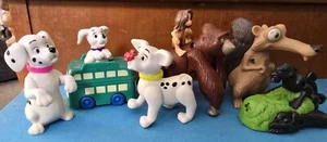 McDonald's Toy's-Jungle Book,101 Dalmations & Ice Age 1990's,Six Characters  - Picture 1 of 15