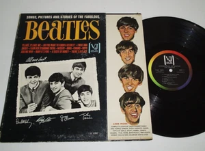 Nice! 1964 VJ 3/4 Songs Pictures And Stories Of The Fabulous Beatles LP *Tested - Imagen 1 de 10