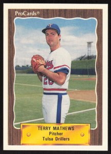 1990 ProCards   Terry Mathews #1171 Tulsa Drillers