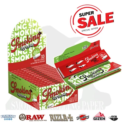 CARTINE SMOKING SUPREME KING SIZE ULTRA THIN LUNGHE E FILTRI IN CARTA 12 LIBRETT - Image 1 of 4
