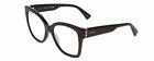 Gucci GG0459S-001 Designer Reading Glasses Gloss Black Cateye 54mm CHOOSE POWER