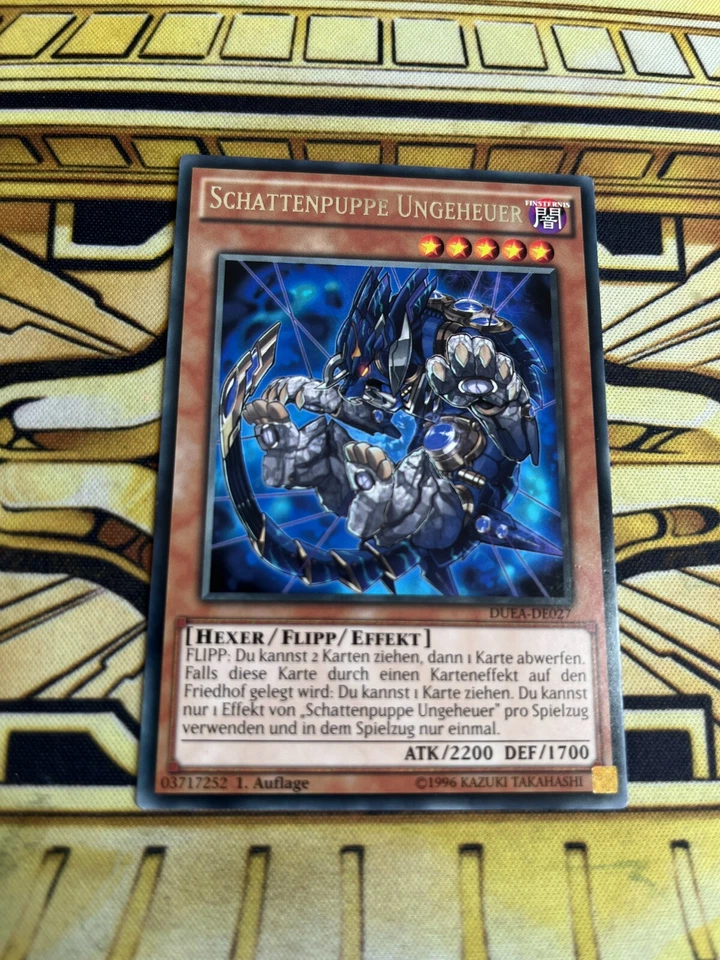 yugioh SCHATTENPUPPE UNGEHEUER Rare DUEA-DE027 NM - Bild 1 von 1