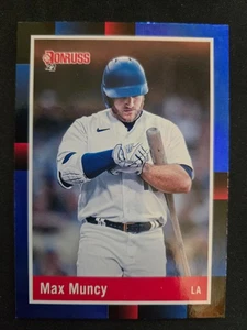 Donruss Blue Holo 1988 2022 retro 246 Max Muncy Los Angeles Dodgers - Imagen 1 de 2