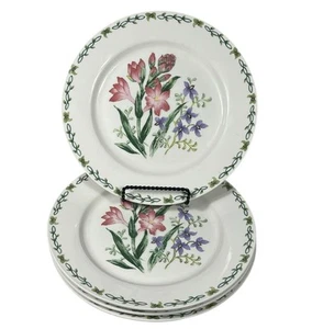 4 Thomson Pottery FLORAL GARDEN Dinner Plates Crocus Cottage Core - Picture 1 of 8