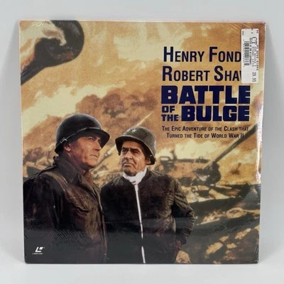 HENRY FONDA Robert Ryan "Battle of the Bulge" New Sealed Drama Laserdisc Movie - Image 1 of 2