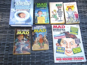 Vintage Mad Magazine Books 1960s Humor Satire - Picture 1 of 8