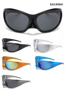 Sport Schild Sonnenbrillen Paket umlaufende Festival Party Sonnenbrillen 4-teilig/6-teilig komplettes Set - Bild 1 von 6