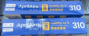 ¡PACK DE 2! Filtro de aire original AprilAire 310 MERV 11 para toda la casa AprilAire - Imagen 1 de 2